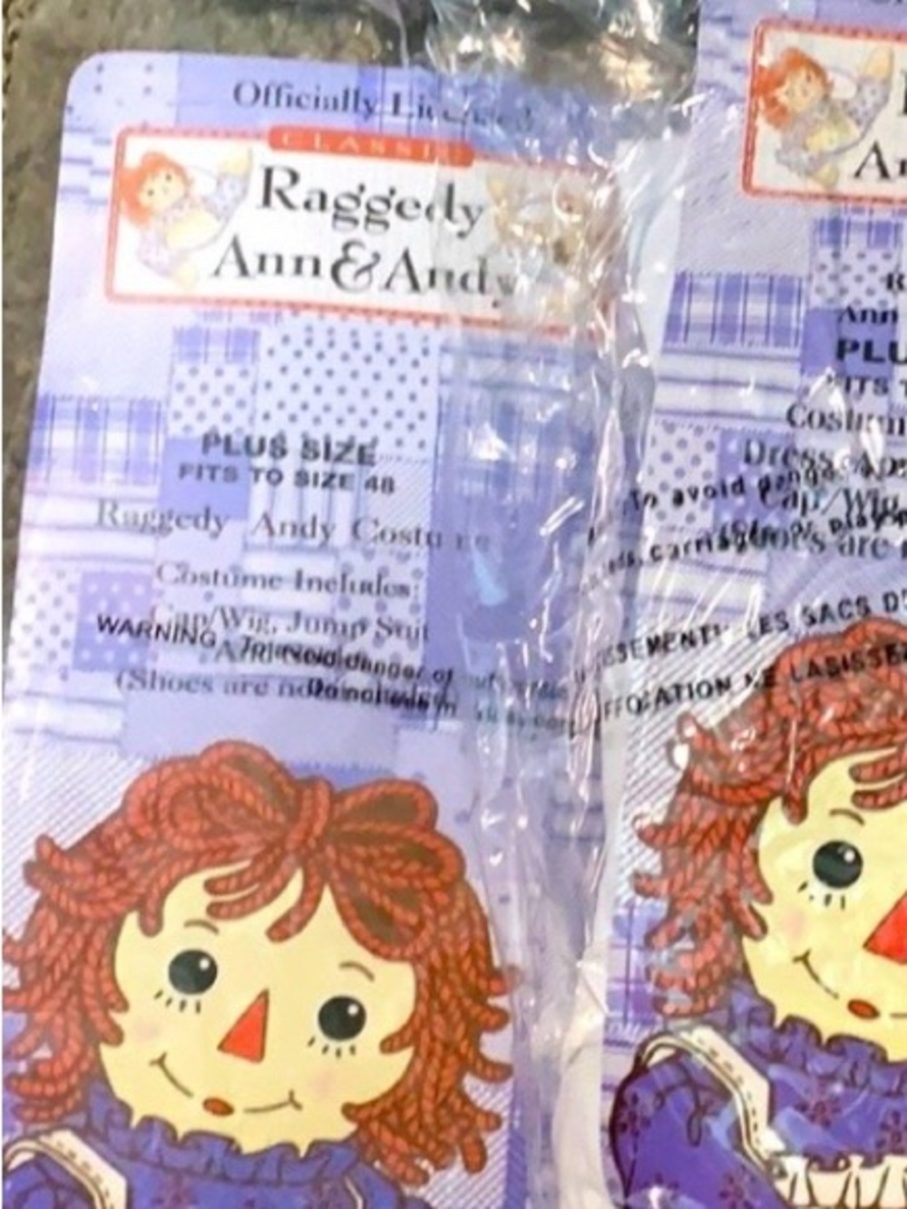 Raggedy Andy Mens Costume Accessory - Official Brand